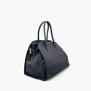 Noirblanc No. 285 - The Clean Tote in Darkblue | Luxury Leather Tote