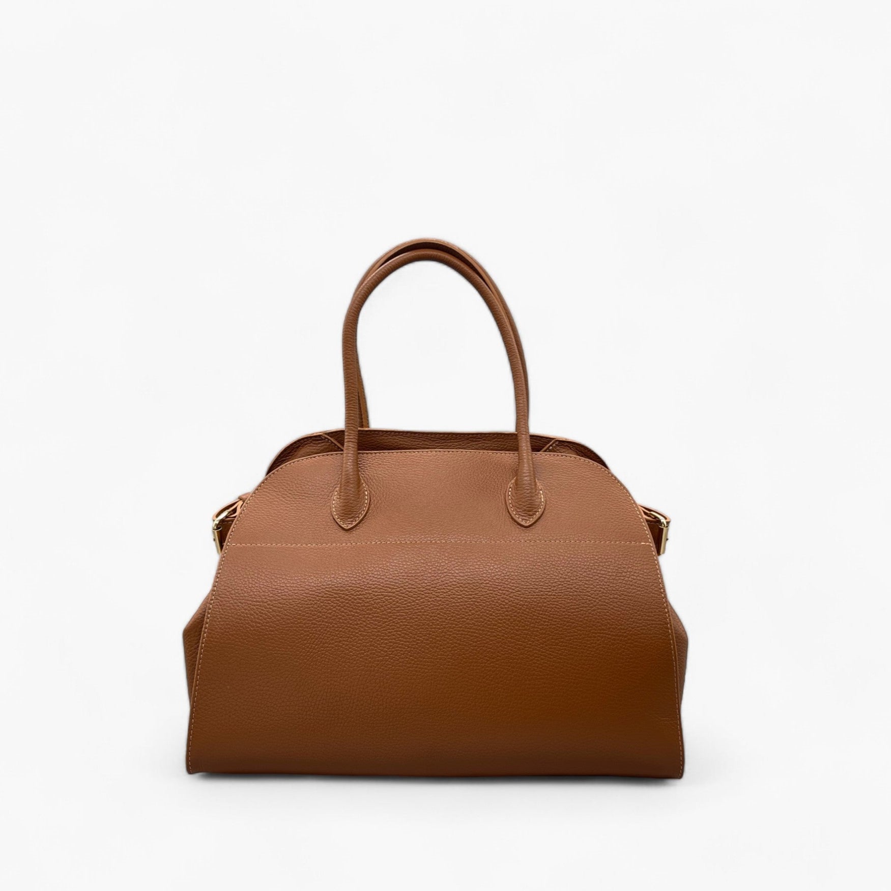 Noirblanc No. 285 - The Clean Tote in Camel | Luxury Leather Tote