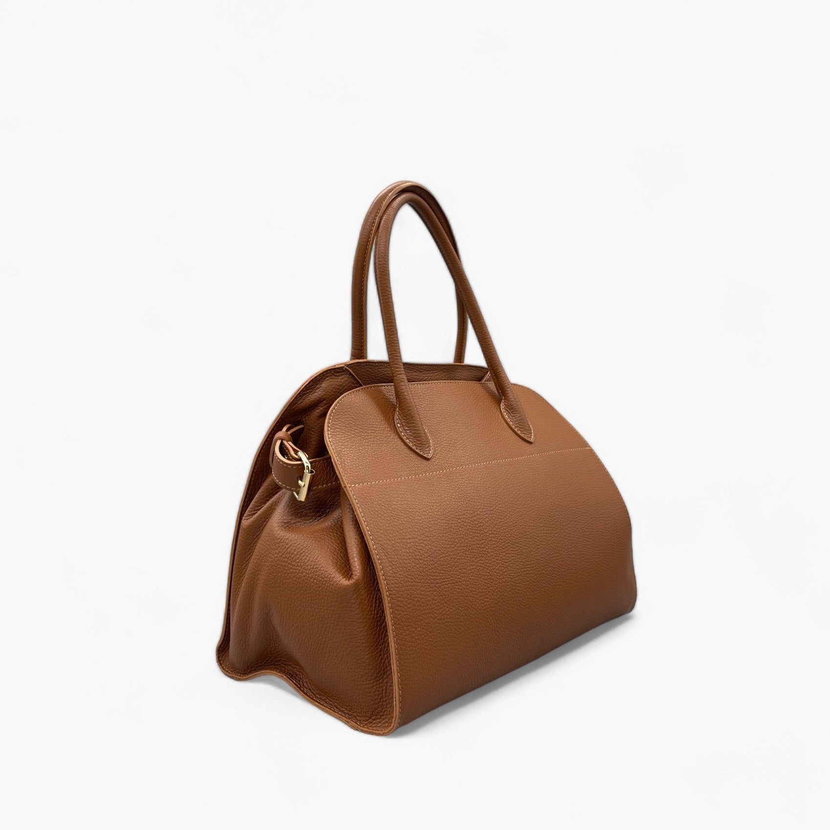 Noirblanc No. 285 - The Clean Tote in Camel | Luxury Leather Tote