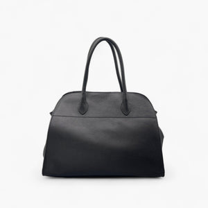 Noirblanc No. 285 - The Clean Tote in Black | Luxury Leather Tote