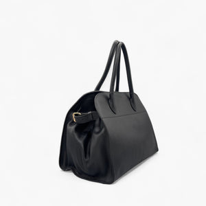 Noirblanc No. 285 - The Clean Tote in Black | Luxury Leather Tote