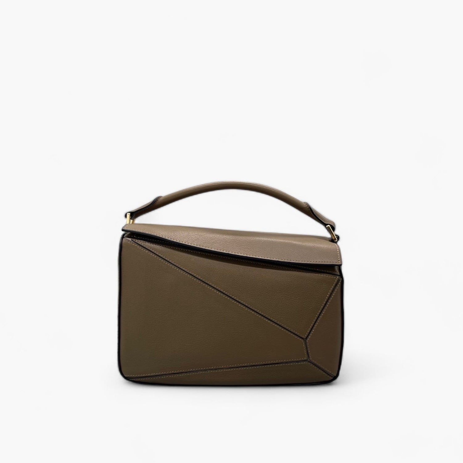 No. 228 Large Crossbody Bag in Mudgreen - Italian Leather | Noirblanc