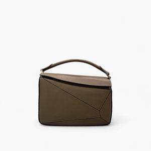 No. 228 Large Crossbody Bag in Mudgreen - Italian Leather | Noirblanc