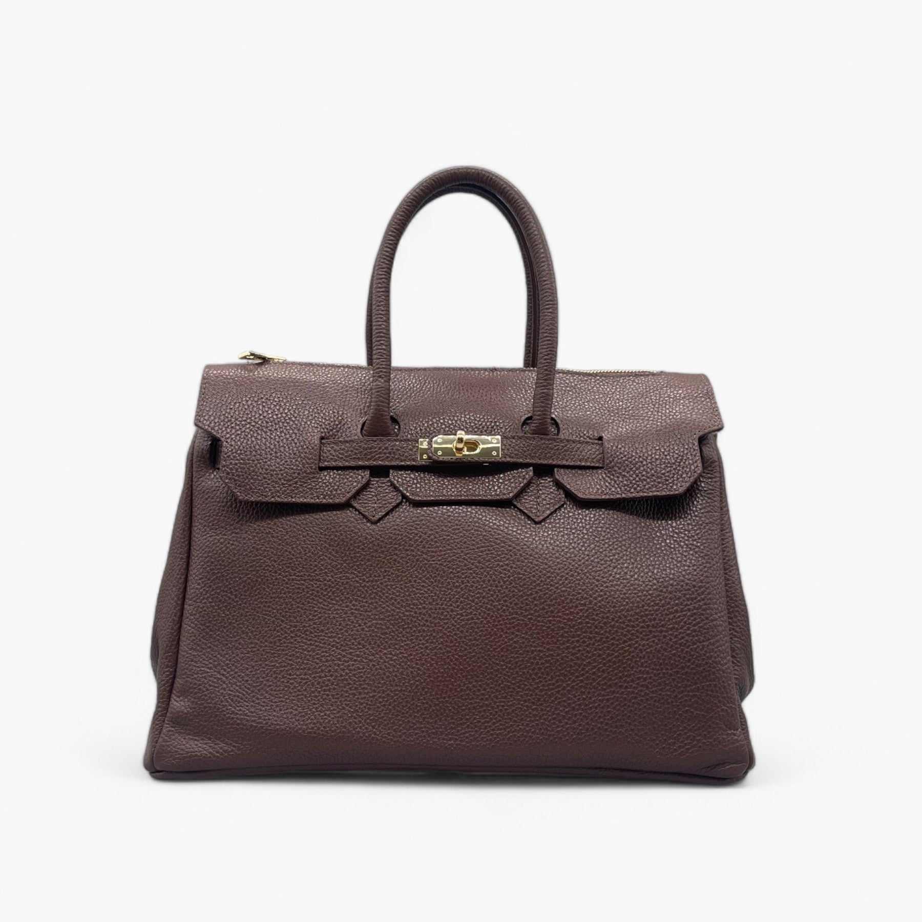 No. 278 Large Brown Tote Bag - Italian Leather | Noirblanc Bags