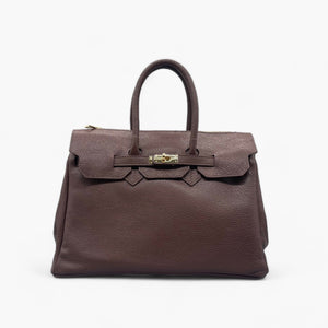No. 278 Large Brown Tote Bag - Italian Leather | Noirblanc Bags