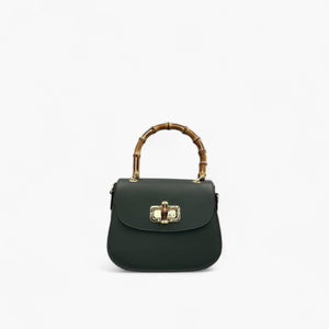 Noirblanc No. 266 Tote Bag in Dark Olive - Handcrafted Luxury