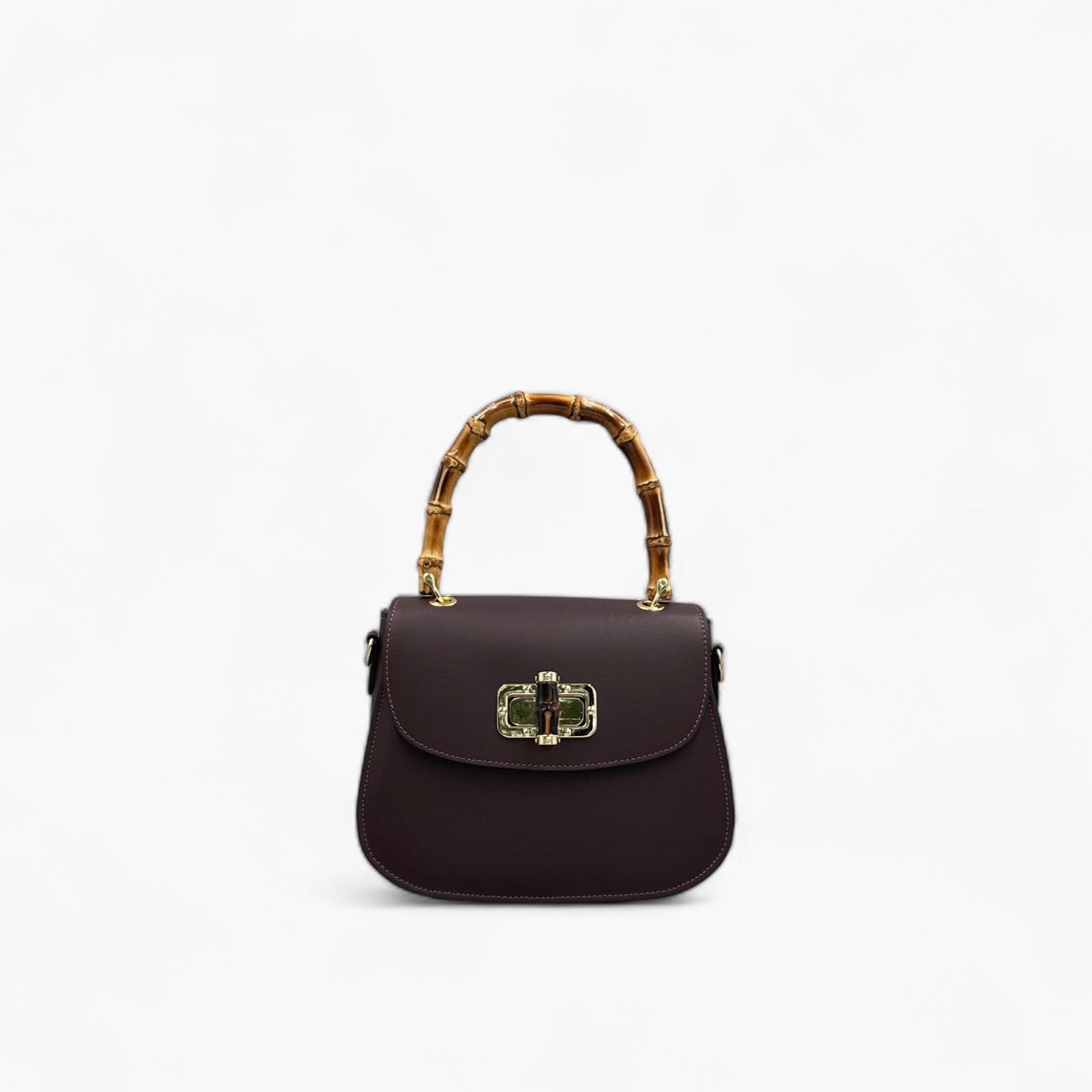 Noirblanc No. 266 Tote Bag in Bordeaux - Elegant Handcrafted Design