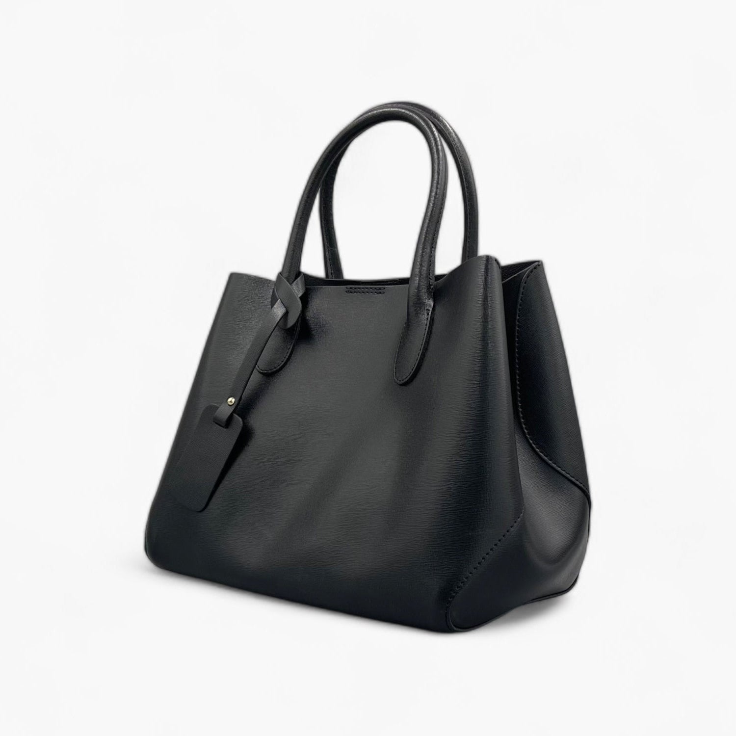 No. 276 Large Tote Bag - Italian Leather | Noirblanc Luxury Handbags