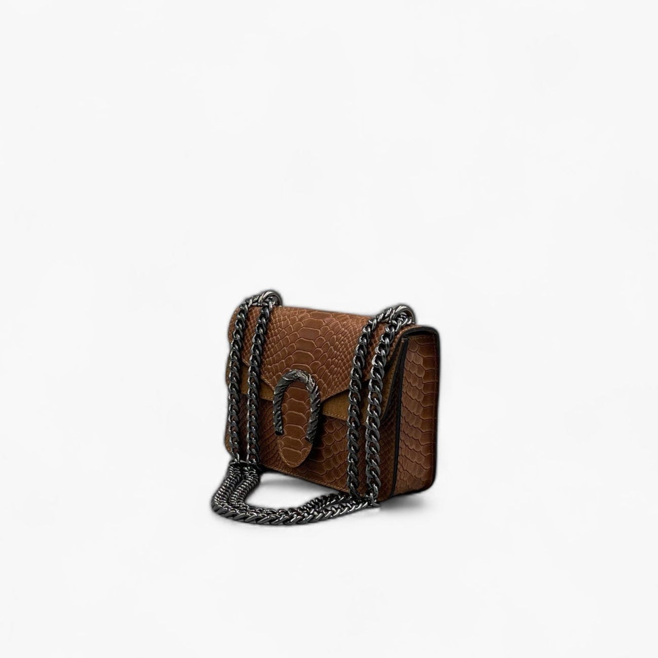 Noirblanc No. 235 Mini Shoulder Bag in Camel - Luxury Leather