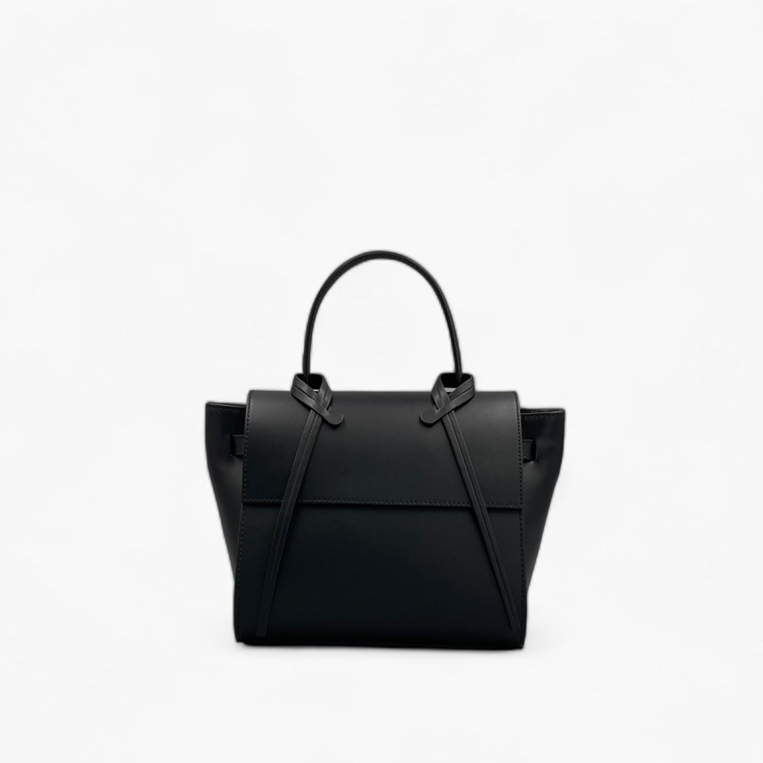No. 229 Black Tote Bag - Italian Leather | Noirblanc