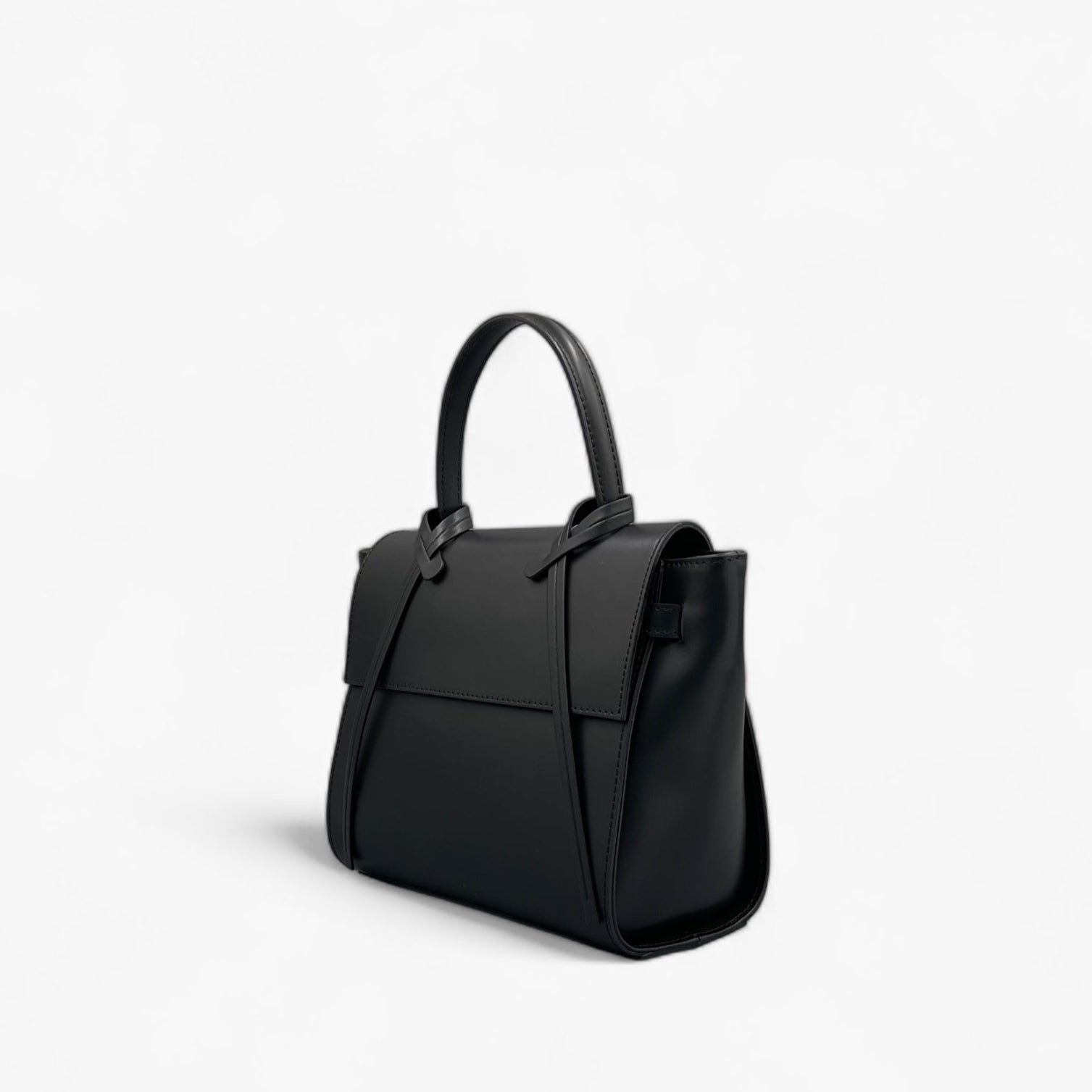 No. 229 Black Tote Bag - Italian Leather | Noirblanc