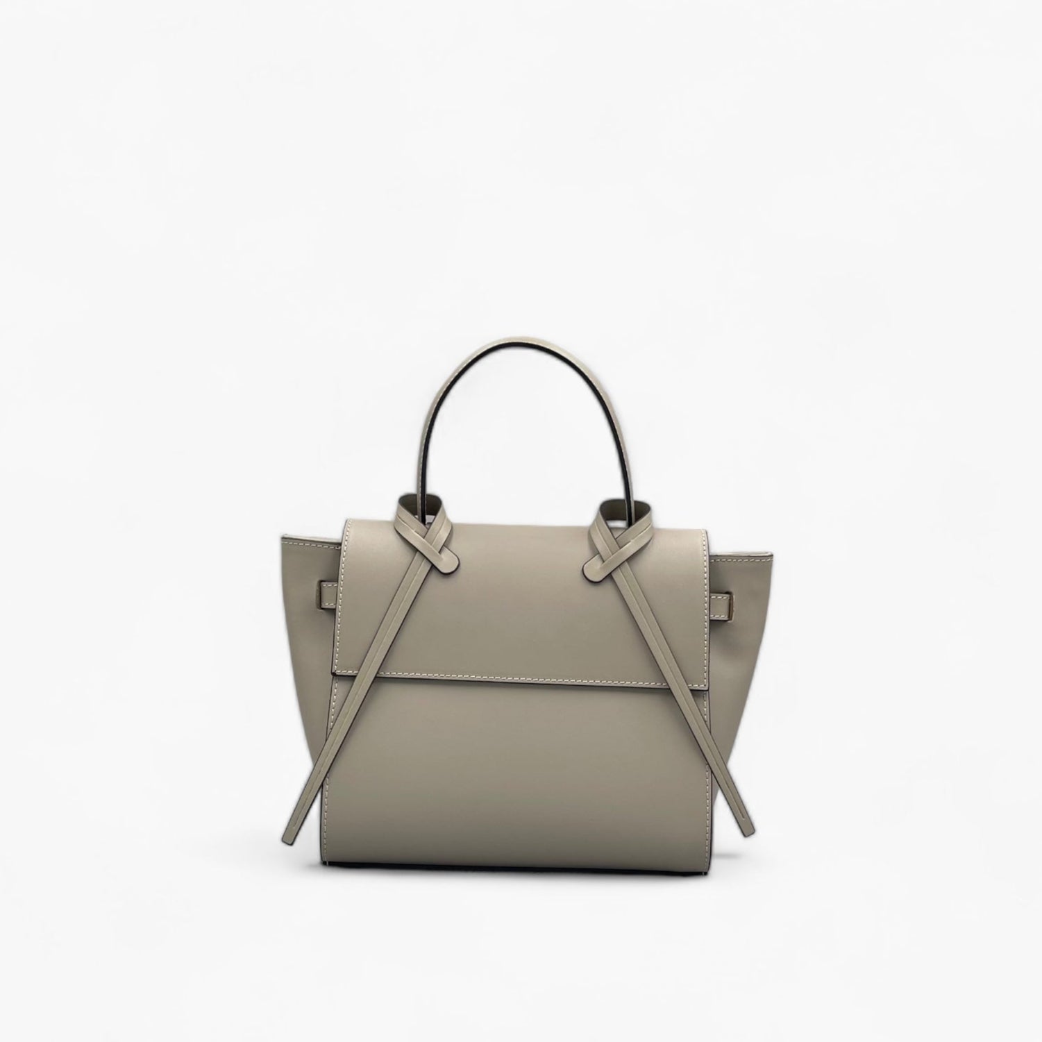 No. 229 Taupe Tote Bag - Italian Leather | Noirblanc