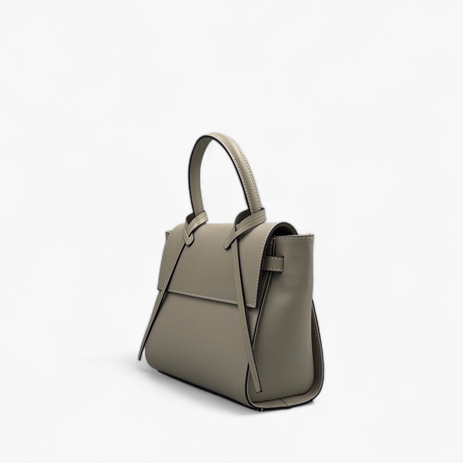 No. 229 Taupe Tote Bag - Italian Leather | Noirblanc