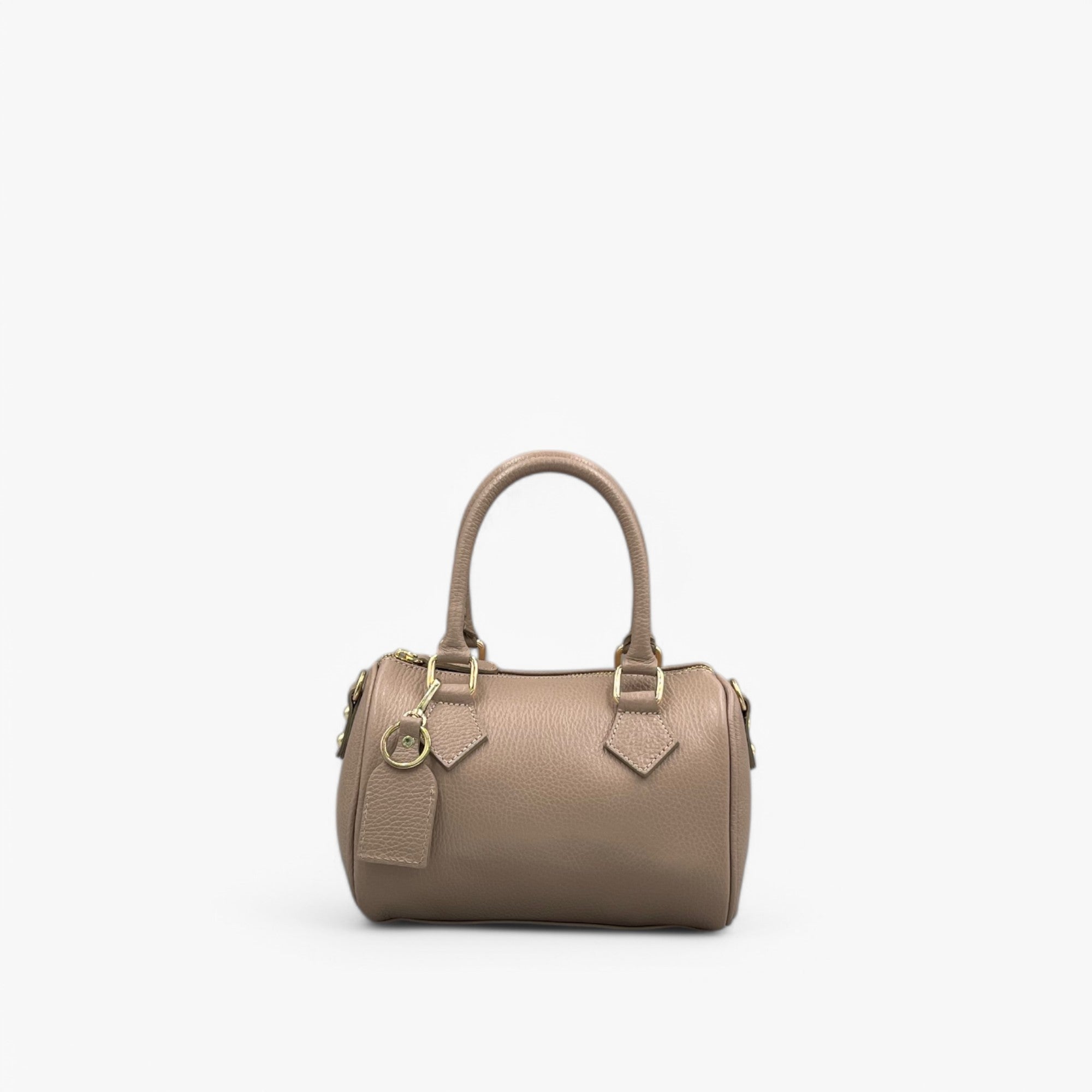 No. 260 - Mini Bowling Bag - Italian Leather | Noirblanc