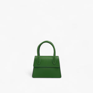No. 2 Green Mini Tote - Italian Leather | Noirblanc Luxury Handbags