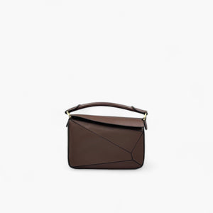 No. 227 Small Crossbody Bag in Brown - Italian Leather | Noirblanc