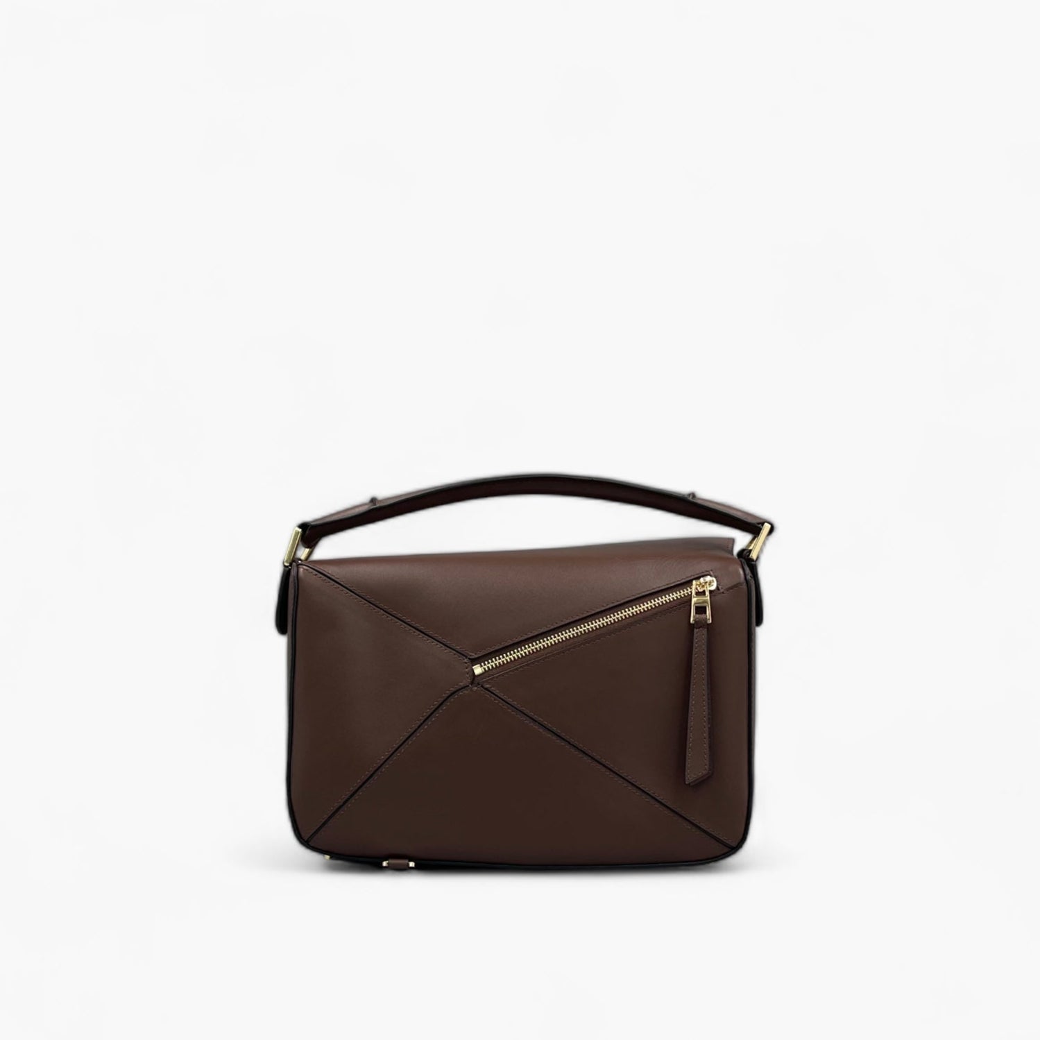 No. 228 Large Crossbody Bag in Brown - Italian Leather | Noirblanc