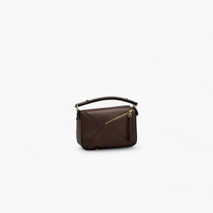 No. 227 Small Crossbody Bag in Brown - Italian Leather | Noirblanc
