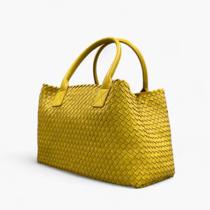 No. 21 Limited Edition Woven Tote Bag - Italian Leather | Noirblanc