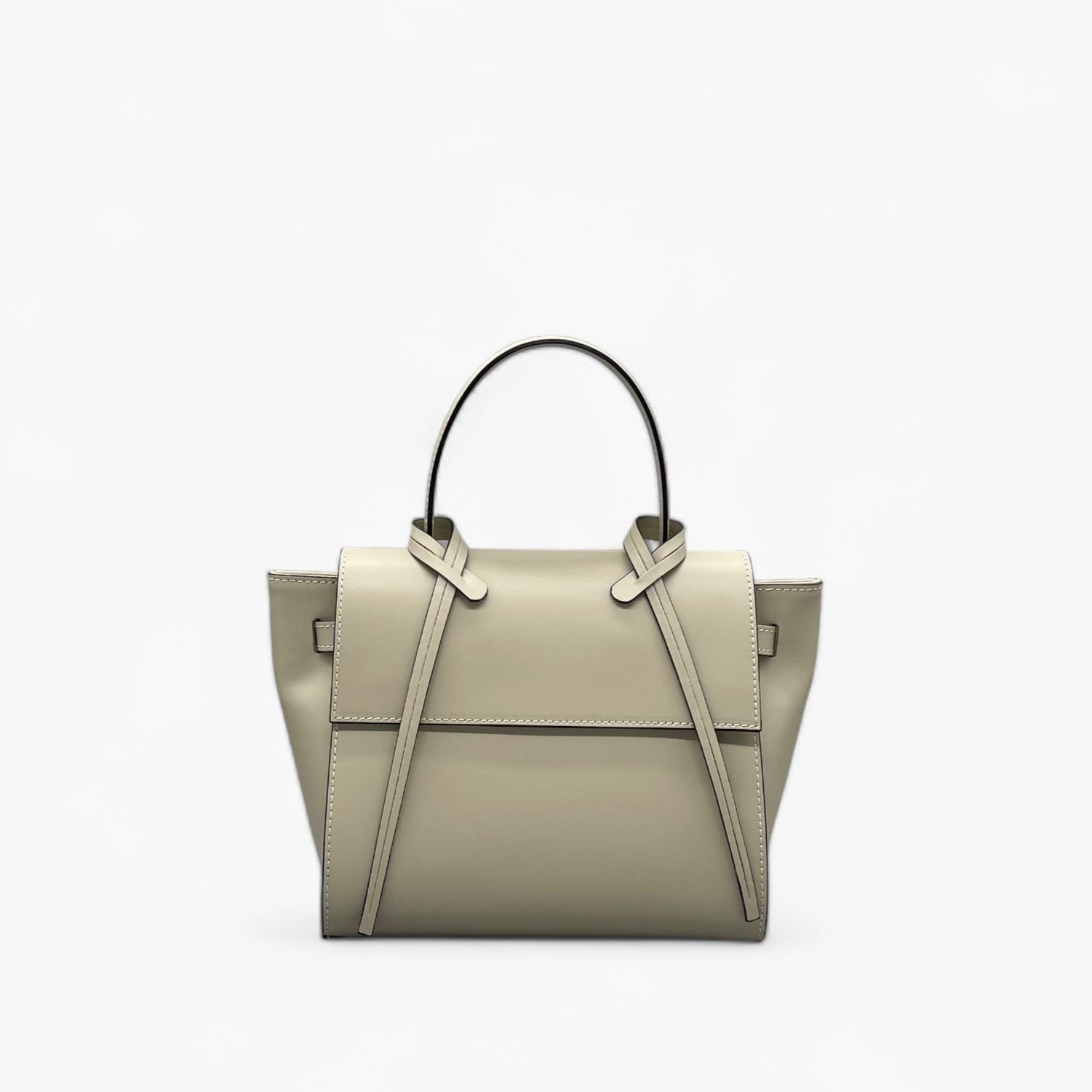 No. 229 Limestone Tote Bag - Italian Leather | Noirblanc
