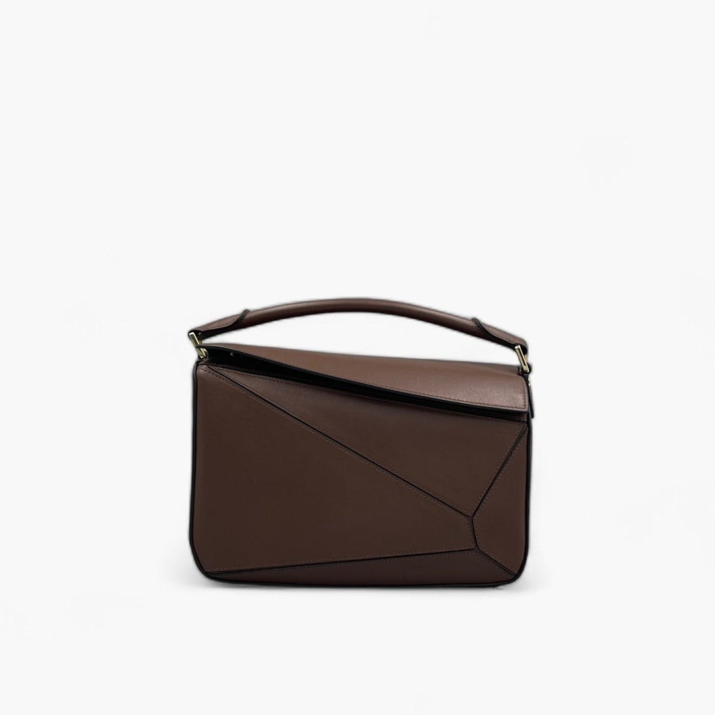 No. 228 Large Crossbody Bag in Brown - Italian Leather | Noirblanc